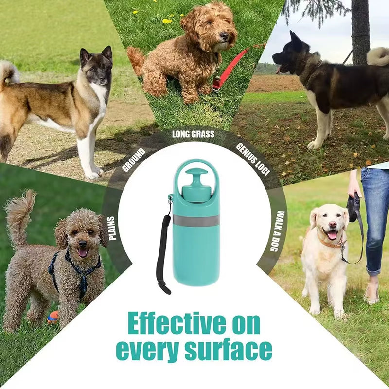 Ultimate Portable Dog Pooper Scooper: Effortless Outdoor Pet Waste Cleanup with Built-In Garbage Bags and No-Touch Design