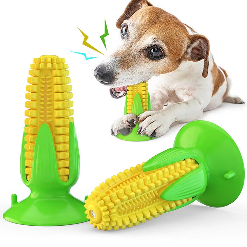 Exciting Corn Dog Squeak Toy for Dogs - Perfect for Teeth Grinding and Playtime Fun!
