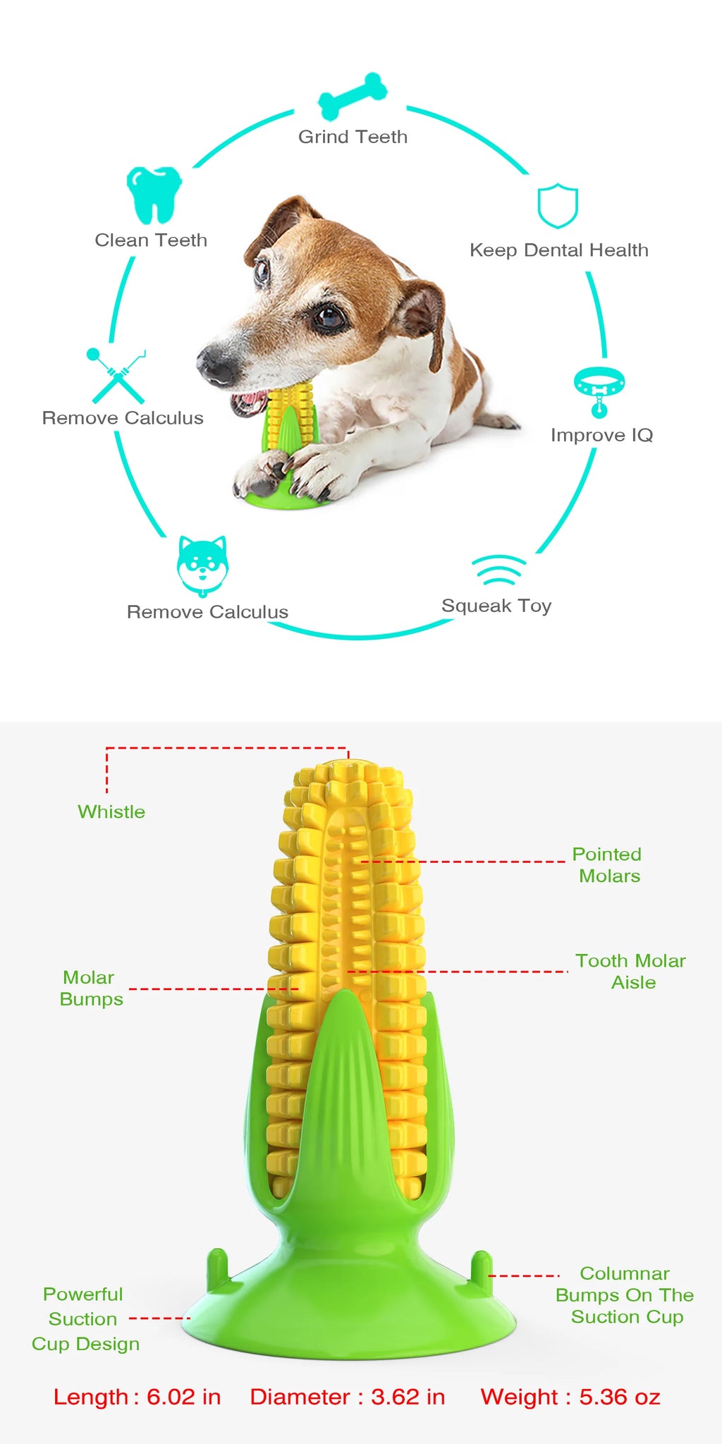 Exciting Corn Dog Squeak Toy for Dogs - Perfect for Teeth Grinding and Playtime Fun!